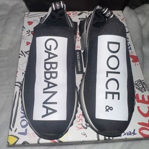 Dolce & Gabbana Black and White Sneakers